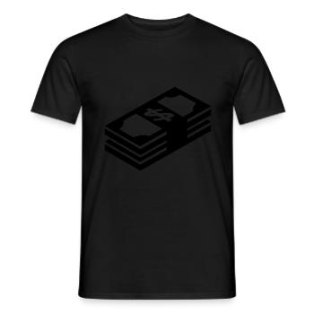 Monnaie Monnaie Silhouette - T-shirt homme - noir - Devant - AI Model Male 178 light (178cm)