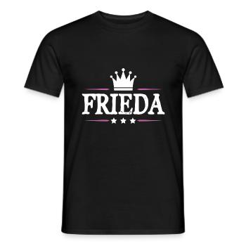 Frieda - T-shirt homme - noir - Devant - AI Model Male 178 light (178cm)