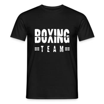 Équipe de boxe - T-shirt homme - noir - Devant - AI Model Male 178 light (178cm)