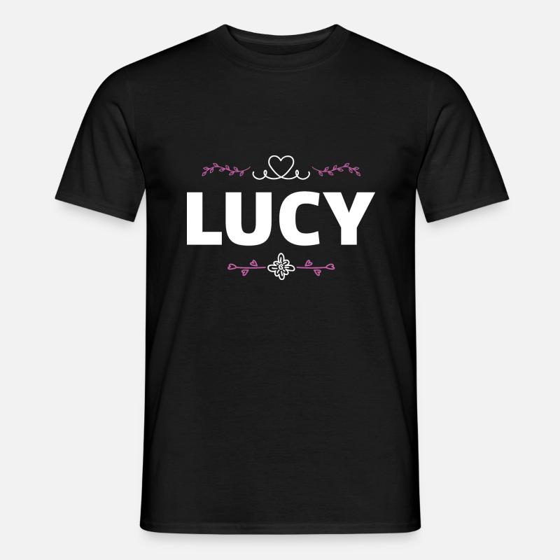 Lucy - Männer T-Shirt - Schwarz