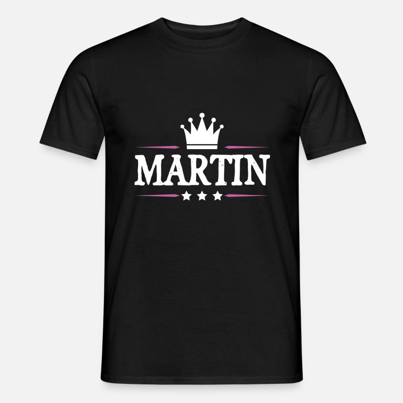 Martin - Männer T-Shirt - Schwarz