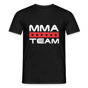 Mma Crew - Männer T-Shirt - Schwarz - Vorne - AI Model Male 178 light (178cm)