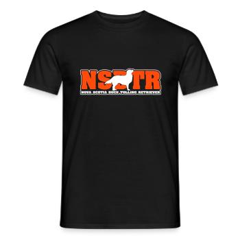 NOVA SCOTIA DUCK TOLLING RETRIEVER NSDTR - Men's T-Shirt - black - Front - AI Model Male 178 light (178cm)