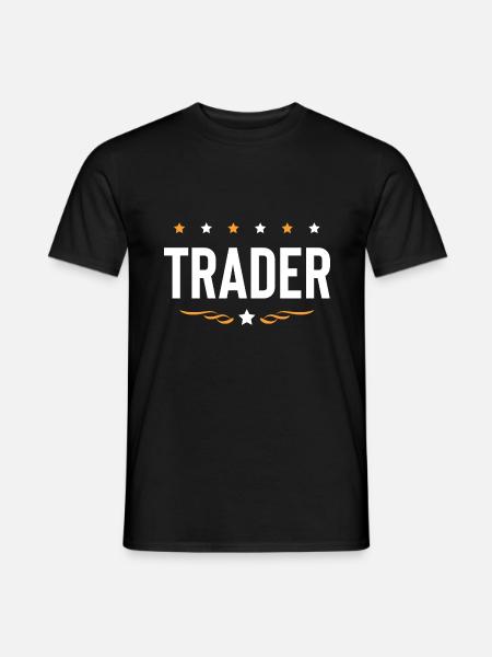 Trader Beruf - Männer T-Shirt - Schwarz