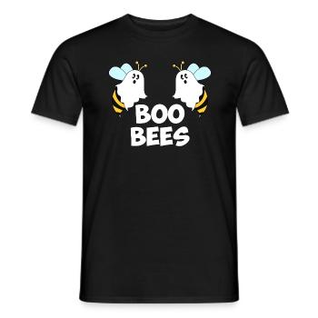 Boo Bees Halloween Bees - Men's T-Shirt - black - Front - AI Model Male 178 light (178cm)