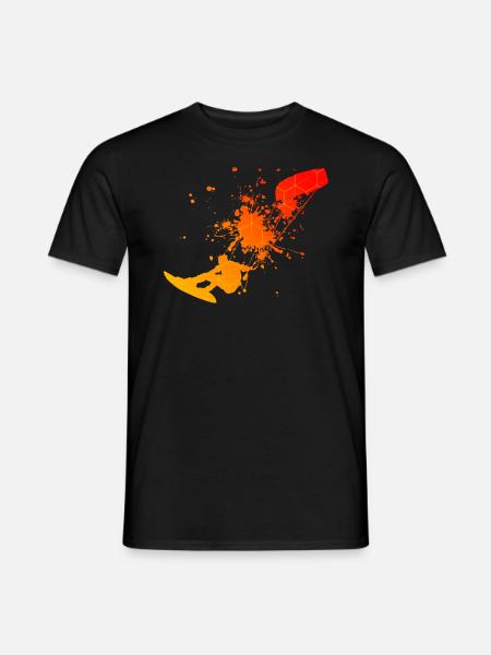 Kitesurf Herren Kitesurfen Damen Kitesurfer - Männer T-Shirt - Schwarz