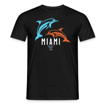 Miami - T-shirt homme - noir - Devant - AI Model Male 178 light (178cm)