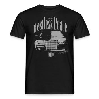 Chrysler 300M Tribute Shirt REstleSS PeacE - Männer T-Shirt - Schwarz - Vorne - AI Model Male 178 light (178cm)
