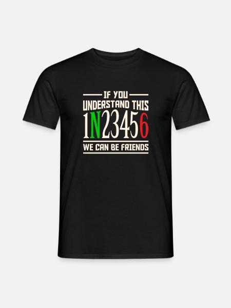 Motorrad Freunde wenn du das verstehst. - Männer T-Shirt - Schwarz