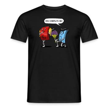 Chimie Vous Me Complétez Drôle Science Sodium - T-shirt homme - noir - Devant - AI Model Male 178 light (178cm)