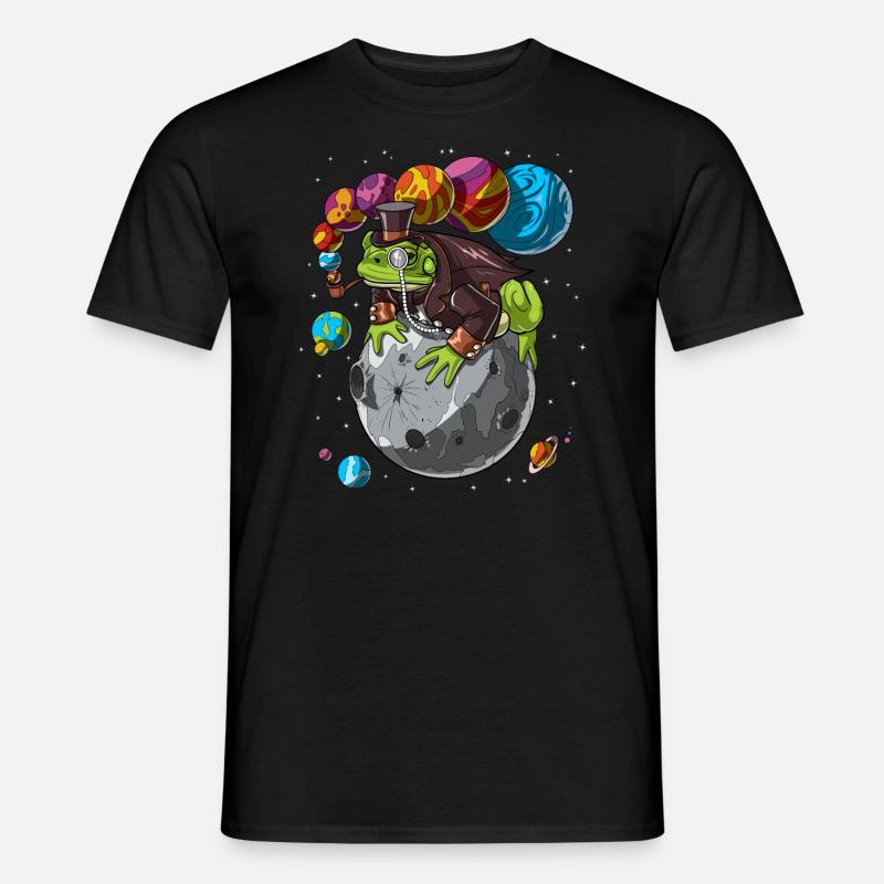 Psychedelic Bufo Alvarius Frog Trip - Männer T-Shirt - Schwarz