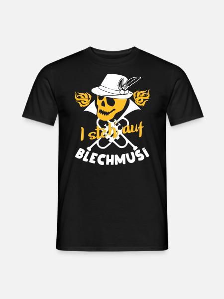 Blechmusi - Männer T-Shirt - Schwarz