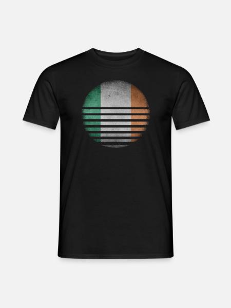 Irish Sun Design Irland - St. Patrick's Day - Ire - Männer T-Shirt - Schwarz