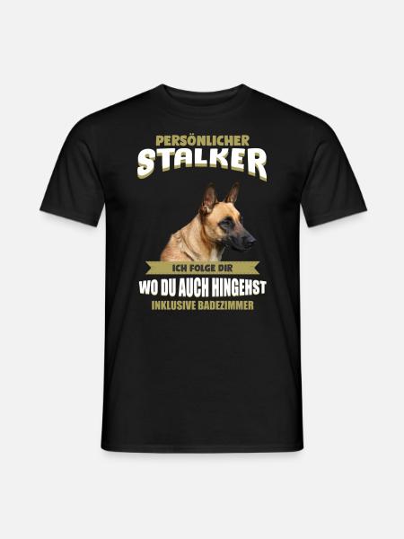 Malinois - Malinois Hund - Männer T-Shirt - Schwarz