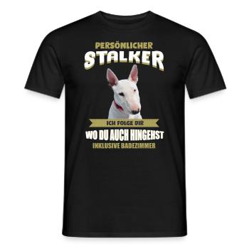 Bullterrier Hund - Bullterrier - Männer T-Shirt - Schwarz - Vorne - AI Model Male 178 light (178cm)