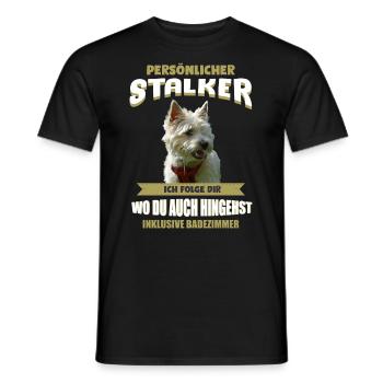 Cairn Terrier Hund - Cairn Terrier - Männer T-Shirt - Schwarz - Vorne - AI Model Male 178 light (178cm)