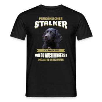 Deutscher Wachtelhund Hund - Wachtelhund - Männer T-Shirt - Schwarz - Vorne - AI Model Male 178 light (178cm)