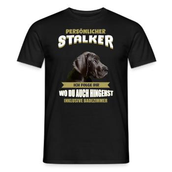 Deutsche Dogge Hund - Deutsche Dogge - Männer T-Shirt - Schwarz - Vorne - AI Model Male 178 light (178cm)