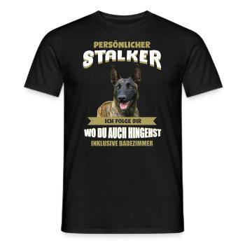 Hollandse Herder Hund - Hollandse Herder - Männer T-Shirt - Schwarz - Vorne - AI Model Male 178 light (178cm)