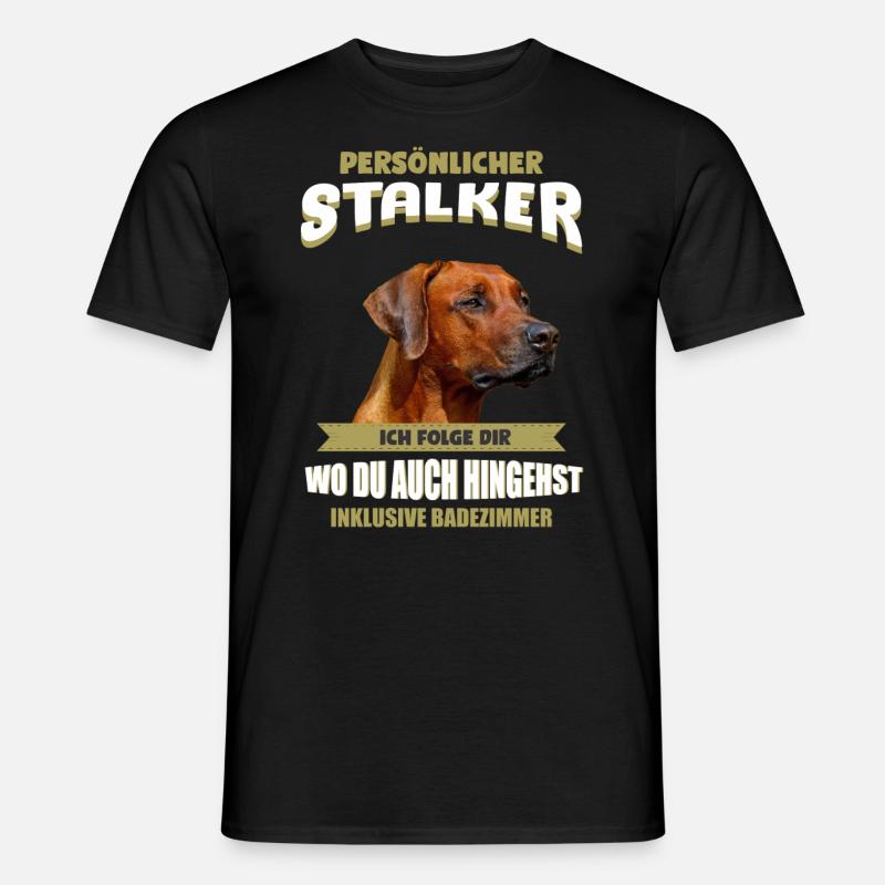 Rhodesian Ridgeback Hund - Rhodesian Ridgeback - Männer T-Shirt - Schwarz