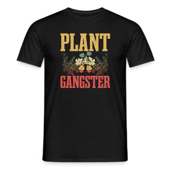 Garden Gardener Plant Gangster Gardening - Men's T-Shirt - black - Front - AI Model Male 178 light (178cm)