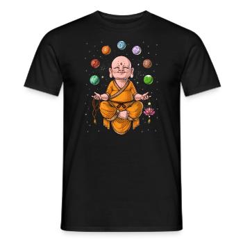 Buddha-Baby - Männer T-Shirt - Schwarz - Vorne - AI Model Male 178 light (178cm)