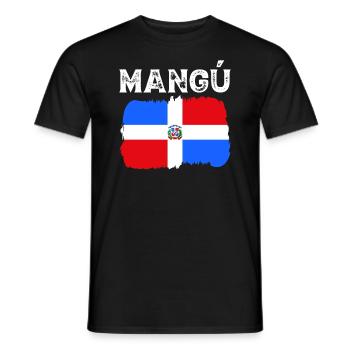 Mangu, République dominicaine - T-shirt homme - noir - Devant - AI Model Male 178 light (178cm)