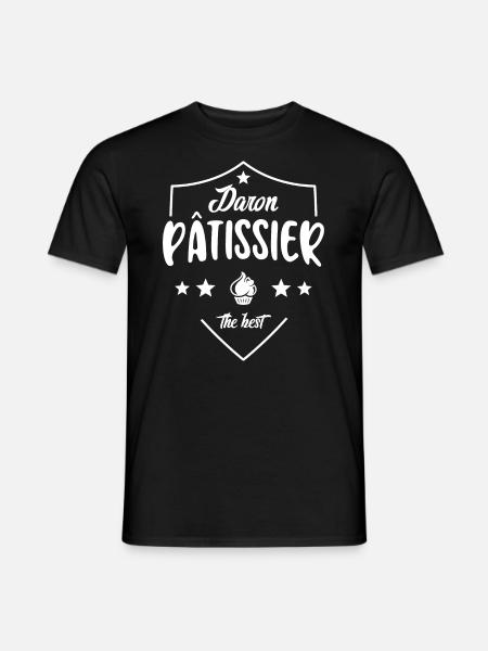 Daron Pâtissier Pour Papa Pâtissier - T-shirt homme - noir