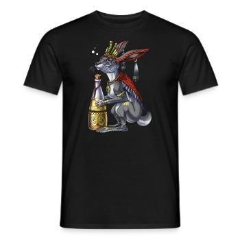 Créature aztèque Centzon - T-shirt homme - noir - Devant - AI Model Male 178 light (178cm)