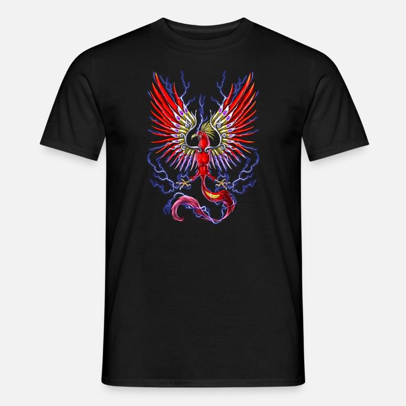 Thunderbird Mythischer Kryptidenvogel - Männer T-Shirt - Schwarz