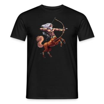Mythologie grecque Divinité Centaure - T-shirt homme - noir - Devant - AI Model Male 178 light (178cm)