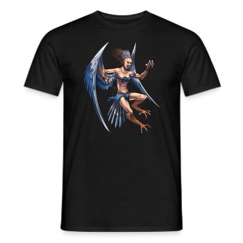 Mythologie grecque Déité Harpie - T-shirt homme - noir - Devant - AI Model Male 178 light (178cm)