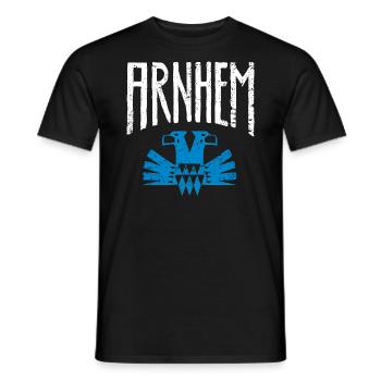 Arnhem Adler - Men's T-Shirt - black - Front - AI Model Male 178 light (178cm)