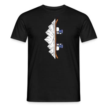 Snowboarder Snowboarding Winter Sports Hobby Gift - Men's T-Shirt - black - Front - AI Model Male 178 light (178cm)