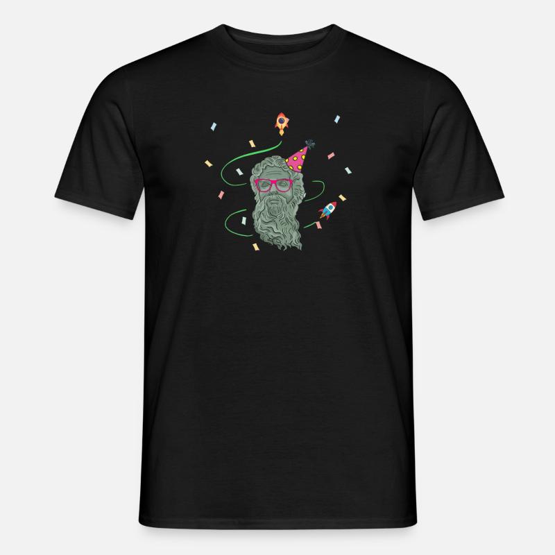 Zeus - Männer T-Shirt - Schwarz