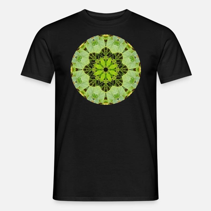 Mandala-Quantum 7 - Männer T-Shirt - Schwarz
