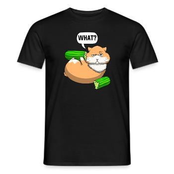 Hamster For Girls Hamster Owner Hamster Lovers - Men's T-Shirt - black - Front - AI Model Male 178 light (178cm)