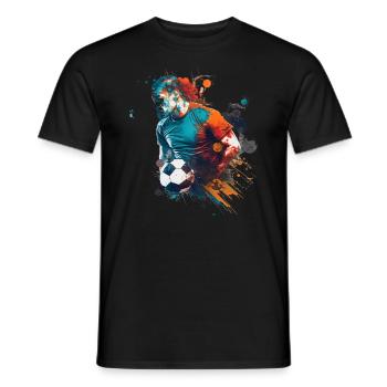 Sport - Männer T-Shirt - Schwarz - Vorne - AI Model Male 178 light (178cm)