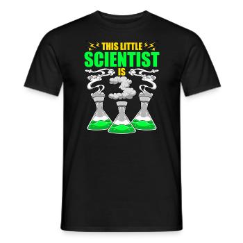 Science Anniversaire 3ème Science Theme Party Scientifique - T-shirt homme - noir - Devant - AI Model Male 178 light (178cm)