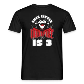 Vampire Birthday 3rd Vampire Birthday Party - Men's T-Shirt - black - Front - AI Model Male 178 light (178cm)