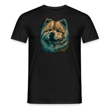 Chow Chow - Männer T-Shirt - Schwarz - Vorne - AI Model Male 178 light (178cm)