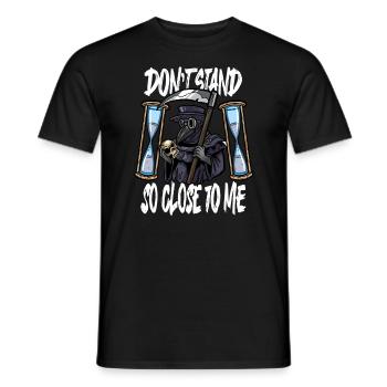 Plague Doctor Outfit Plague Doctor Mask Medicines - Men's T-Shirt - black - Front - AI Model Male 178 light (178cm)