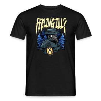 Plague Doctor Outfit Plague Doctor Mask Medicines - Men's T-Shirt - black - Front - AI Model Male 178 light (178cm)