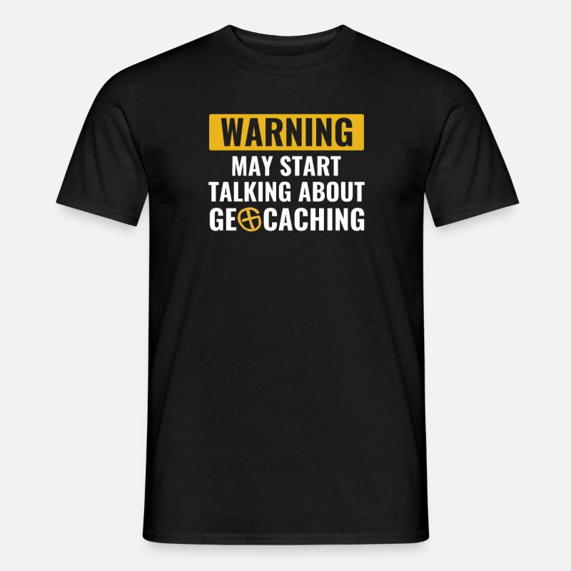 Geocaching Geocachers can start using - Men's T-shirt - black