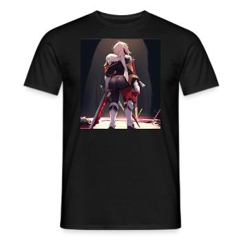 Lost fight - Männer T-Shirt - Schwarz - Vorne - AI Model Male 178 light (178cm)