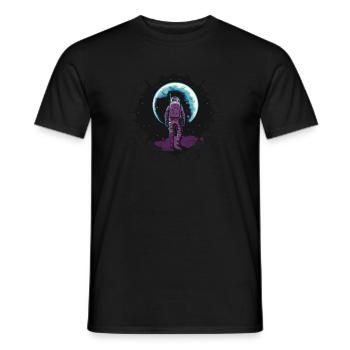 🚀 Caspernaut Black Edge 🚀 - Männer T-Shirt - Schwarz - Vorne - AI Model Male 178 light (178cm)