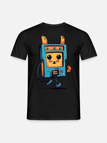 Jim the Walkman - Men's T-Shirt - black