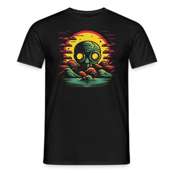 L’horreur que la nature appelle - T-shirt homme - noir - Devant - AI Model Male 178 light (178cm)