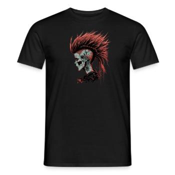 zombie girl 002 - Männer T-Shirt - Schwarz - Vorne - AI Model Male 178 light (178cm)