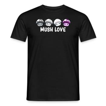 Asexual - Asexual Pride - Asexual Flag - Männer T-Shirt - Schwarz - Vorne - AI Model Male 178 light (178cm)